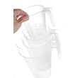 567821 Hendi Messbecher mit Skala, 1.0 Liter stapelbar, aus Polypropylen Produktbild Additional View 1 S