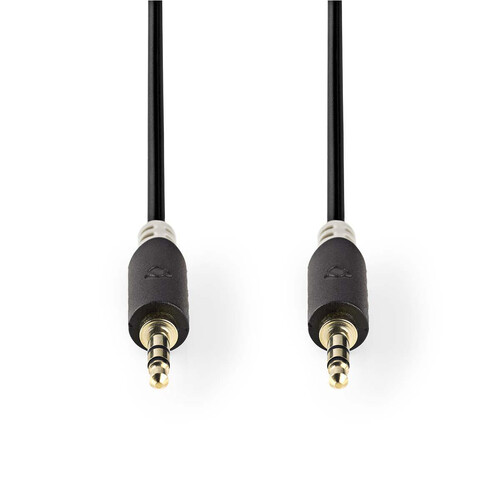 CABW22000AT20 Nedis Stereo Audiokabel 3,5mm Klinken Stecker - 3,5mm Stecker 2m Produktbild Additional View 1 L