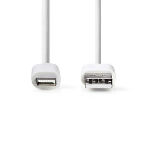 CCGB39300WT30 Nedis Daten und Ladekabel USB A Stecker - Apple Lightning 3m Weiß Produktbild Additional View 1 L