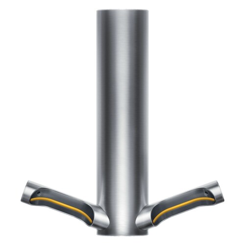 314696-01 Dyson Airblade 9kJ - HU03 Händetrockner Edelstahl gebürstet Produktbild Front View L