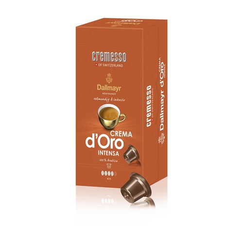 2001682 Cremesso Dallmayr Crema d`Oro (16 Kaffee Kapseln) für Cremesso Produktbild Front View L