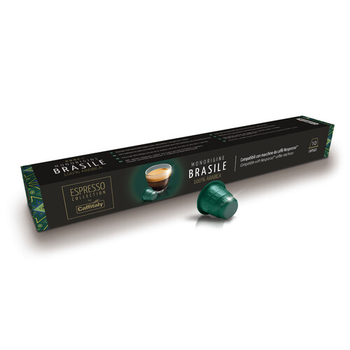 MISC.865 Capsule BRASILE Kaffeekapsel Nespresso kompatibel (10 Stk.) Produktbild Additional View 1 L