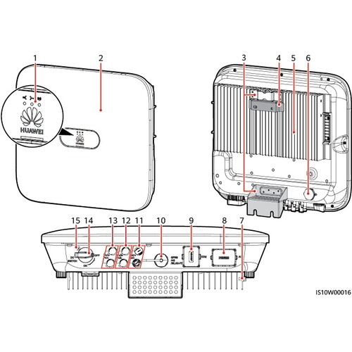 SUN2000-20KTL-M2 Huawei String-Wechselrichter Produktbild Additional View 1 L