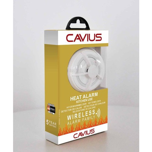 D-14745 CAVIUS Funk-Wärmemelder Wireless 5Y Produktbild Additional View 2 L