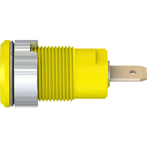 23.3000-24 MULTI-CONTACT SLB4-F 4 mm Sicherheitsbuchse gelb Produktbild Additional View 2 L