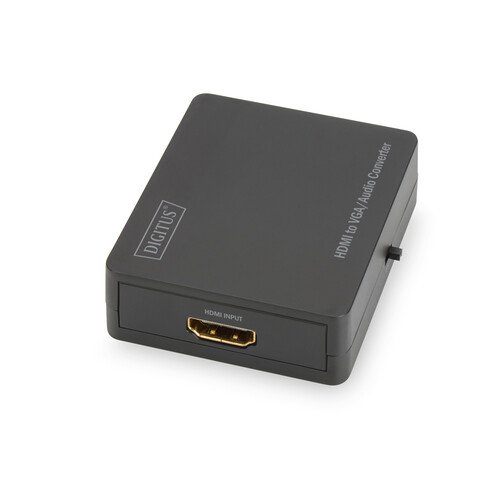 DS-40310-1 Digitus Converter HDMI VGA+Audio Auflösung 1080p, 3,5mm Audio Produktbild Additional View 2 L