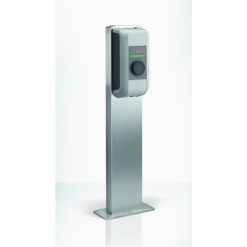 89.735  KEBA Pedestal for one wallbox/stainless steel Produktbild Additional View 2 L