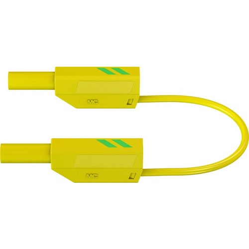 28.0125-20020 Multi-Contact SLK425-E/N 4 mm Sicherheitsmesslt. 200 cm grün/gelb Produktbild Additional View 2 L