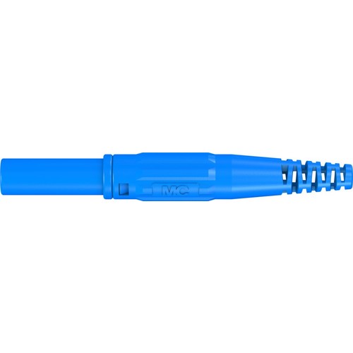 66.9196-23 Multi-Contact XL-410 4mm Sicherheitsstecker blau Produktbild Additional View 2 L