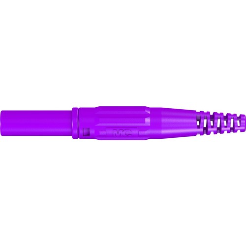 66.9196-26 Multi-Contact XL-410 4mm Sicherheitsstecker violett Produktbild Additional View 2 L