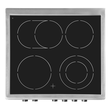 0480050 Exquisit ECM 6-4 I BZ Elektro Standherd H83xB60xT62cm Edelstahl Produktbild 2 S