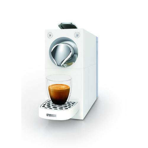 1000709 Cremesso Una Automatic Maschine Pure White Vollautomatisch Kapsel-Kaffe Produktbild Additional View 2 L
