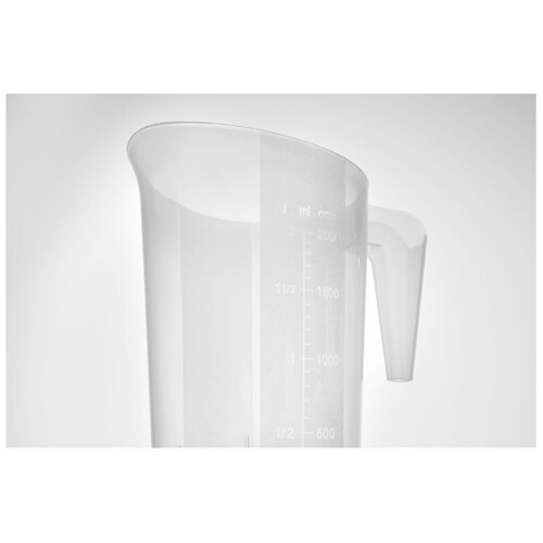 567845 Hendi Messbecher mit Skala, 3.0 Liter stapelbar, aus Polypropylen Produktbild Additional View 2 L