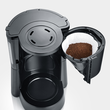 955400 Severin KA 9554 Kaffeeautomat, Glaskanne, 1000 W, 10 Tassen, inox-schw Produktbild Additional View 2 S