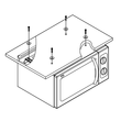 434004 Silva MWU 20.4 silb Unterbau Mikrowelle 700W 17L silber Produktbild Additional View 3 S