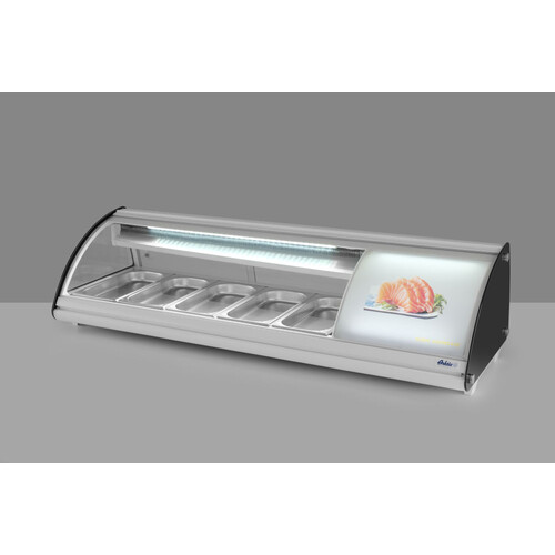 233757 Hendi Sushi Vitrine, 0 12°C, 63L, 160W, 1300x450x(H)330 mm Produktbild Additional View 3 L