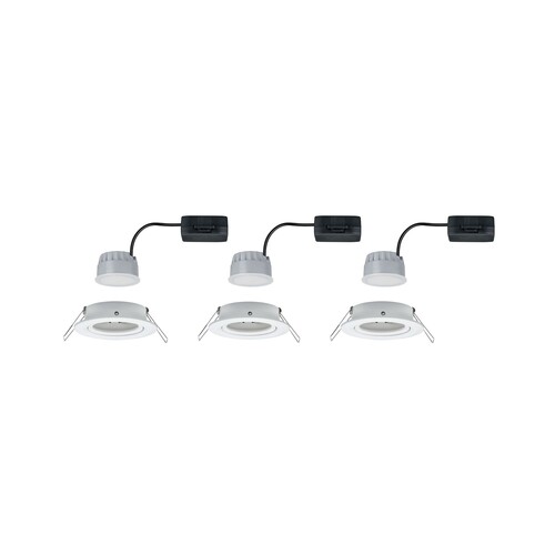 93485 Paulmann EBL Nova Coin 3stepdim rd schw LED 3x6,5 Produktbild Additional View 3 L