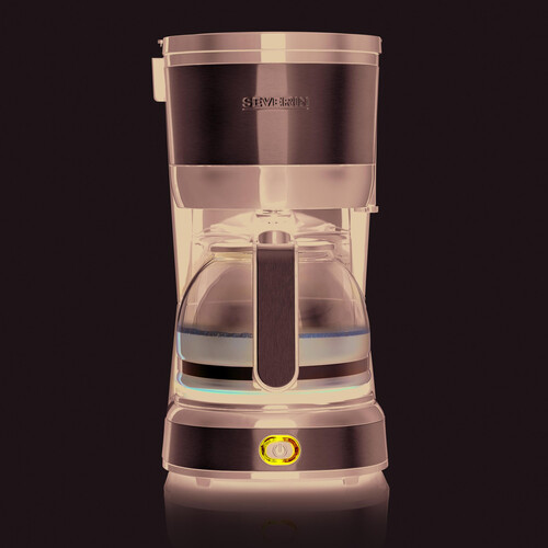 480800 Severin KA 4808 Kaffeeautomat 4 Tassen, schwarz edelstahl gebürstet Produktbild Additional View 3 L