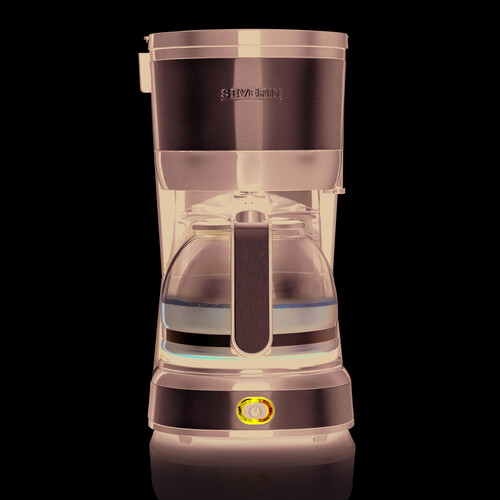 480800 Severin KA 4808 Kaffeeautomat 4 Tassen, schwarz edelstahl gebürstet Produktbild Additional View 4 L