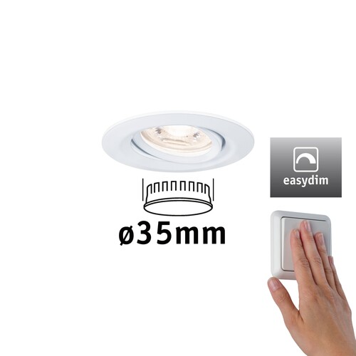 92970 Paulmann EBL Nova mini Plus Coin EasyDim 1x4,2W w Produktbild Additional View 4 L