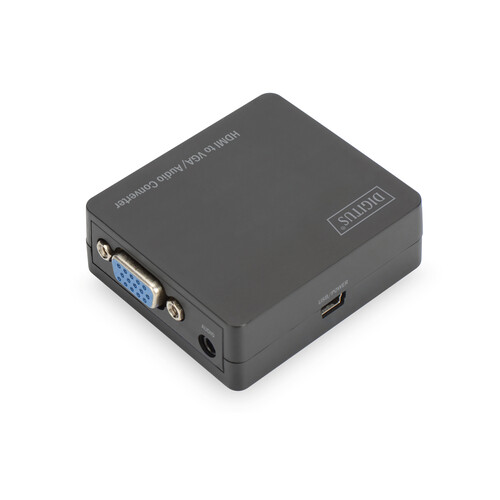 DS-40310-1 Digitus Converter HDMI VGA+Audio Auflösung 1080p, 3,5mm Audio Produktbild Additional View 5 L