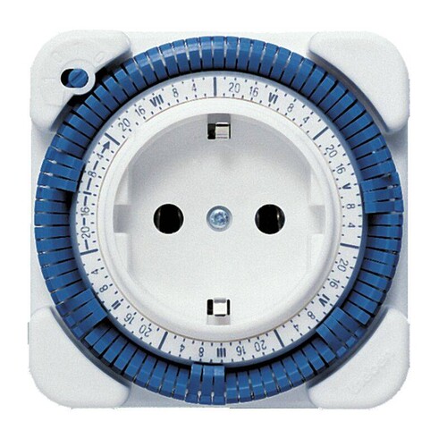 027 0 930 THEBEN TIMER 27 26W  STECK- DOSENSCHALTUHR 7 TAGE Produktbild Front View L