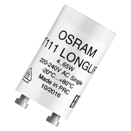854045 Osram ST 111 Starter f. Leucht- stoffl. 10-80W Einzelschalt. (25Stk/Pkg) Produktbild