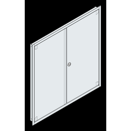 UM-4E MEHLER UP-VERTEILERTÜRRAHMEN, IP30+TÜR AUSSEN B1215XH1235XT85MM Produktbild front M