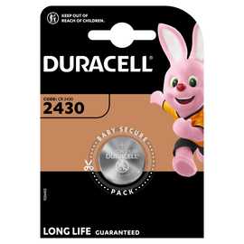 030398 DURACELL 2430/B1 KNOPFZELLE (1 STK.BL) 3V LITHIUM-SPEZIALBATTERIE Produktbild