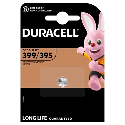 936779 DURACELL 399/B1 KNOPFZELLE (1 STK.BL) 1,5V SPEZIALBATTERIE (395) Produktbild Front View L