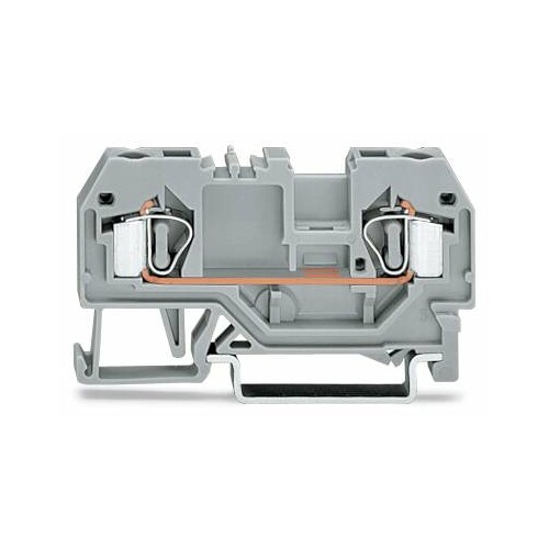 281-901 WAGO REIHENKLEMME 4 GRAU 2-LEITER STECKANSCHLUSS FRONTVERDR. Produktbild