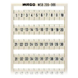 209-566 WAGO WSB SCHNELLBEZ.SYSTEM 1-50 WEISS  (2X) WAAGR. Produktbild