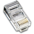 MOD 8-8 SF WIREWIN MOD 8-8 RJ45 MODULAR- STECKER 8 KONTAKTE UNGESCHIRMT Produktbild front S