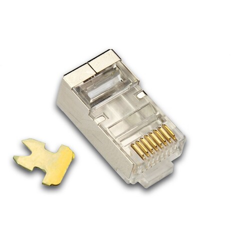 MOD 8-8 GS WIREWIN MODM 8-8 MASSIV RJ 45 MODULAR-STECKER GESCHIRMT Produktbild Front View L