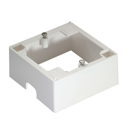 1017 Wisi DD 99 Auputz-Montagerahmen für Antennendosen 75x75x35mm Reinweiß Produktbild front M