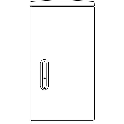 0579.1 ELSTA-MOSDORFER A/FK 3/1 T-LEER- 836X440X320 KUNSTSTOFFVER. M. SV, SHS Produktbild Front View L