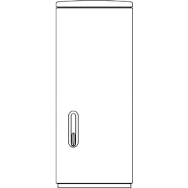 0580.1 ELSTA-MOSDORFER A/FK 3/1TH-LEER- 1065X440X320 KUNSTSTOFFVERT. MIT SV, SHS Produktbild