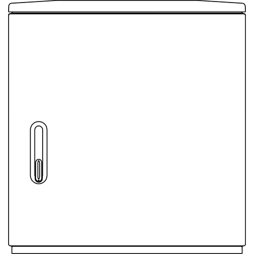 0285.1 ELSTA-MOSDORFER A/FK 5 - LEER - 850X785X320 KUNSTSTOFFVERT. MIT SV, SHS Produktbild Front View L