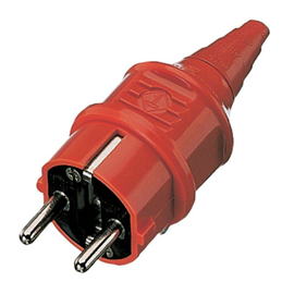 AM 10837 MENNEKES SCHUKOSTECKER ORANGE PVC Produktbild