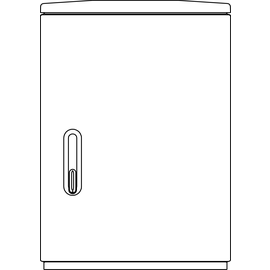 0284.1 ELSTA-MOSDORFER A/FK 4 - LEER - 850X590X320 KUNSTSTOFFVERT. MIT SV, SHS Produktbild