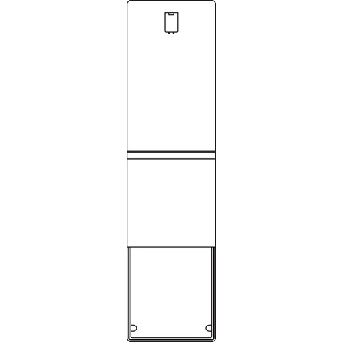 4491240 ELSTA-MOSDORFER A/SV-270 SÄULE- LEER MIT SV:EHZ 296X162X1140 Produktbild Front View L