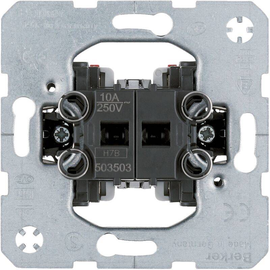 503503 BERKER WIPP DOPPELTASTER EINSATZ 2 S M.2 GETRENNTE STROMBAHNEN Produktbild