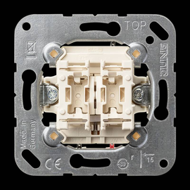 509VU JUNG Wipp Jalousie-Schalter 10A, 1-pol. (1 Antrieb) Produktbild