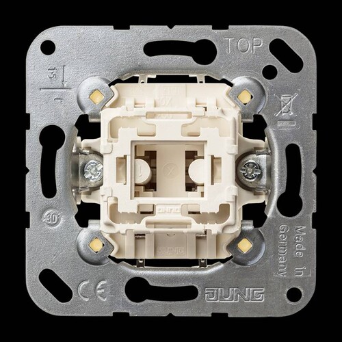507U JUNG Wipp Kreuzschalter Einsatz Produktbild Front View L