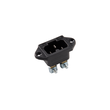 Z 771S KAISER EINBAUSTECKER 155 GRAD 10A LOCHABSTAND 40MM 6,3MM STECK. Produktbild front S