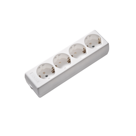 Z1040W KAISER TISCHVERTEILER 4FACH WEISS O.K. Produktbild front M