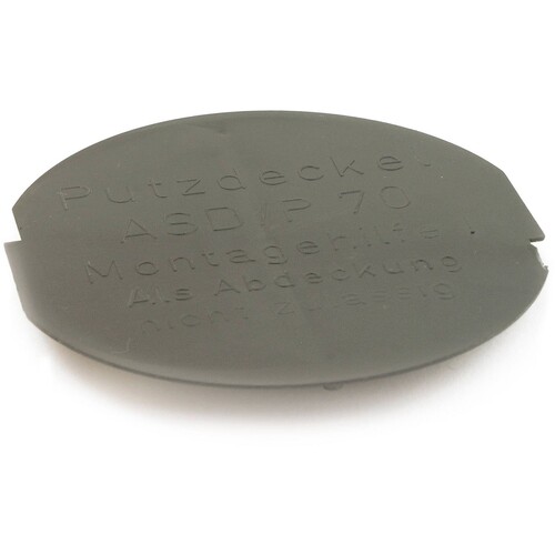 832 DIETZEL ASD/PD 70 PUTZDECKEL ZU ASD 70 SCHWARZ RAL9005 Produktbild Front View L