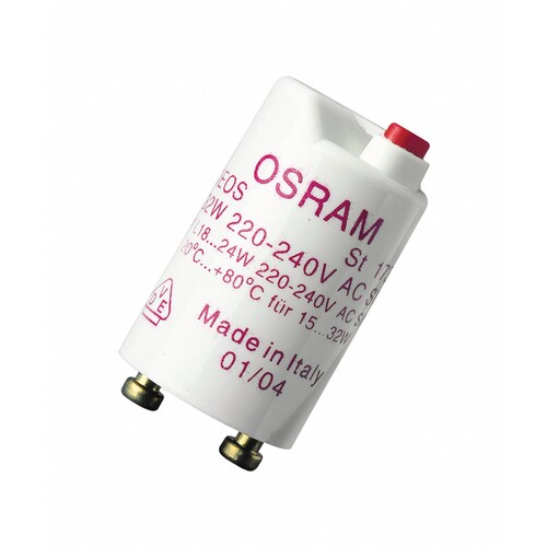 854120 OSRAM ST 173 STARTER FÜR LEUCHTSTOFFL. 15-32 WATT EINZELSCHALTUNG Produktbild