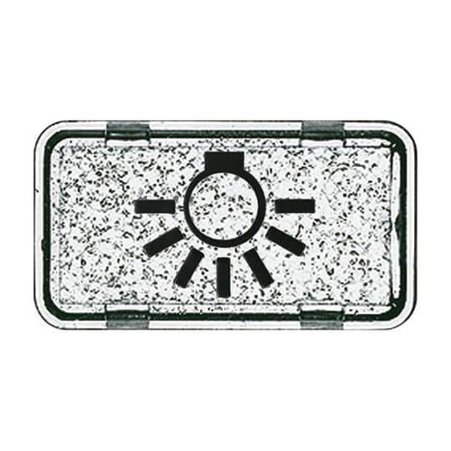 2622 LI-101 BUSCH-JAEGER SYMBOL LICHT TRANSPARENT ALLWETTER Produktbild Front View L