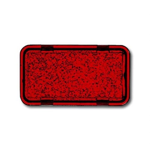 2622-12-101 BUSCH-JAEGER SYMBOL ROT TRANSPARENT ALLWETTER Produktbild Front View L